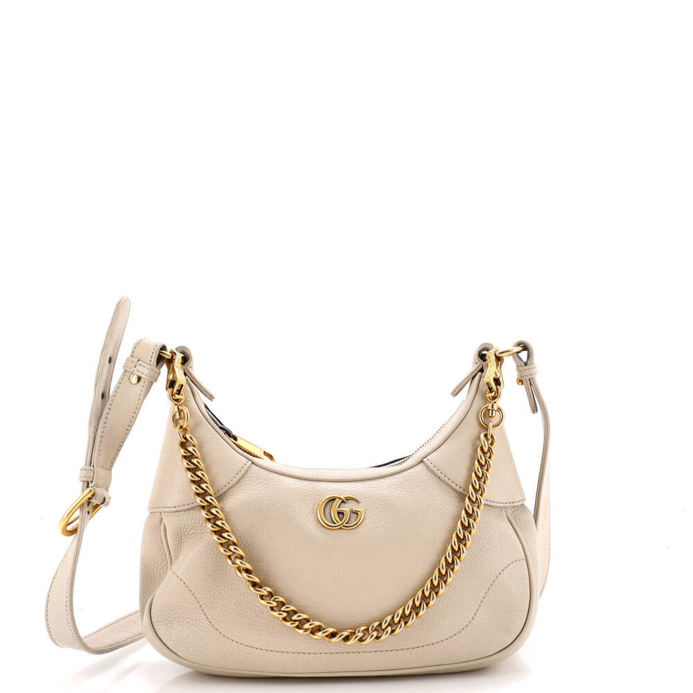 Gucci Small Aphrodite Zip Shoulder Bag Leather